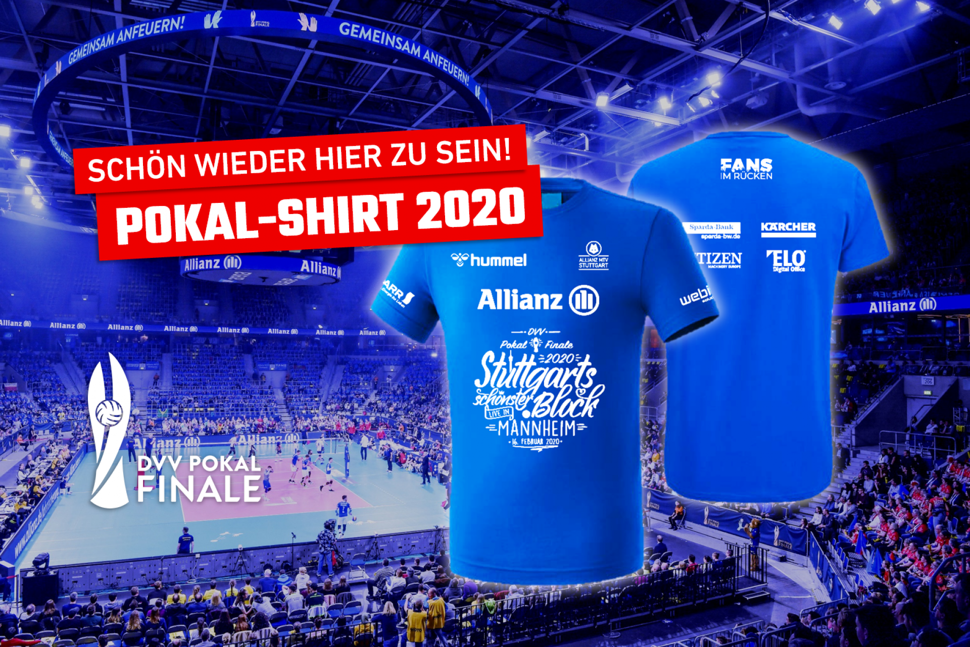 Ein Hit! Das Pokalshirt 2020. Illustration: endgültige Fassung kann in Form/Gestaltung davon abweichen.